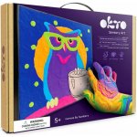 OKTO malba samotvrdnoucí hmotou 30 x 30 cm Sova – Hledejceny.cz