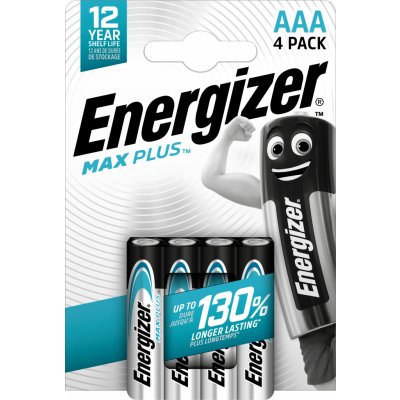 Energizer Max Plus AAA 4ks E303320600 – Zbozi.Blesk.cz