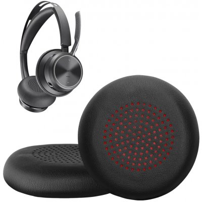 kwmobile pro Plantronics Voyager Focus/B825/4210/4220 BlackWire 5200/7225 2 ks černá – Hledejceny.cz