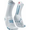 Compressport Pro Racing Socks v4.0 Run High White/Fjord Blue