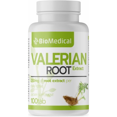 BioMedical Valerian Root Kozlík lékařský 100 tablet