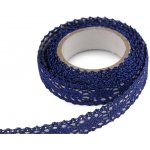 Prima-obchod Samolepicí krajka šíře 15 mm x 2 mmetalická, barva 9 modrá námořnická – Zboží Dáma