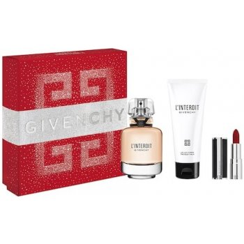 Givenchy L'Interdit EDP 50 ml + tělové mléko 75 ml + tělový olej 75 ml dárková sada