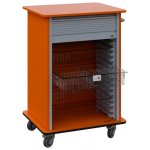 DEXTER 25 TRANSPARENT vozík boxový, roletový, 1180x780x620 mm, mandarinka – Hledejceny.cz