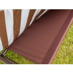 Happy Green Zahradní houpačka Panama Brown Lines, 110 x 170 x 153 cm – Sleviste.cz