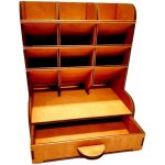 Fa Lixen Organizér na tužky šuplíkový / mahagon – Sleviste.cz