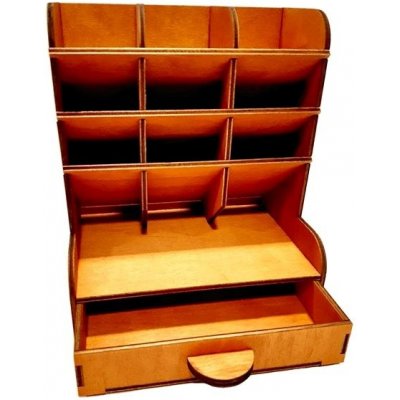 Fa Lixen Organizér na tužky šuplíkový / mahagon – Sleviste.cz