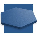 Akustický panel šestiúhelník modrý safírový 50x50 cm tloušťka 3cm hexagon – Hledejceny.cz
