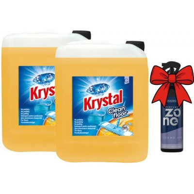 KRYSTAL na podlahy s ALFAalkoholem 2 x 5 l + Cleamen Perfume Zone 250 ml – Hledejceny.cz
