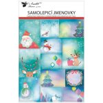 Anděl Samolepicí jmenovky na dárky - kreslené - 2 x 12 ks - 10708 – Zboží Dáma
