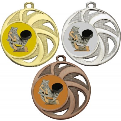 VIZINGR Hokejové medaile DI4503-L451 Stuhu vyberte z naší nabídky. DI4503-L451 stříbro – Sleviste.cz