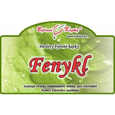 Bylinné kapky Fenykl obecný kapky tinktura 50 ml – Hledejceny.cz