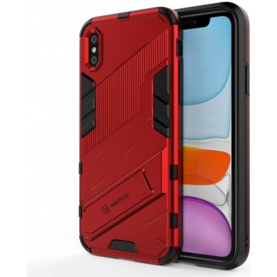 Pouzdro AppleKing odolné ochranné se stojánkem iPhone XR - červené – Zboží Mobilmania