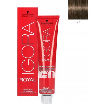 Schwarzkopf Igora Royal 6-0 Colorists's Color Creme 60 ml – Zboží Dáma