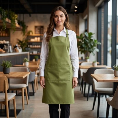 Cotton Classics Zástěra Colours lacl s kapsou oasis green – Hledejceny.cz