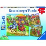 RAVENSBURGER Rytířský turnaj 3 x 49 dílků – Sleviste.cz