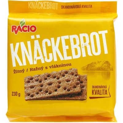 RACIO Knäck Snack žitný s vlákninou 230 g – Zboží Dáma