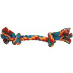 Dog Fantasy Uzel bavlněný barevný 2 knoty 20 cm – Zboží Dáma