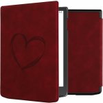 KW Mobile Brushed Heart KW6164401 pro Pocketbook 743G InkPad 4 / 743K3 Color 3 / 743C Color 2 červené – Zboží Živě