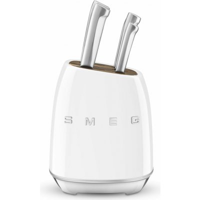 Blok na nože Smeg 50's Style KBSF02WH bílý – Zboží Mobilmania