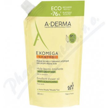 A-Derma Exomega Huile sprchový čistící olej náplň 500 ml