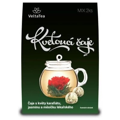 VELTATEA Kvetoucí čaje Květy karafiátu jasmínu a měsíčku lékařského 2 ks – Hledejceny.cz