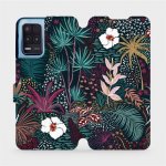 Pouzdro Mobiwear Flip Realme 8 5G - VP13S Temná flóra – Zboží Živě
