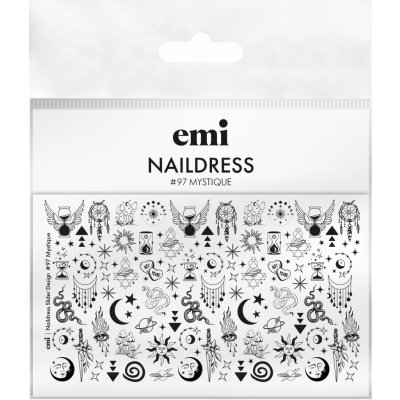 E.Mi Vodolepka Naildress Slider Design 97 Mystique – Zboží Dáma