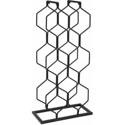 Trends 4 You Kovový stojan na víno, na 8 lahví, výška 48 cm černá – Sleviste.cz