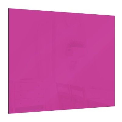 Allboards TS45x45_20_89_0_0 Magnetická skleněná tabule Mademoiselle Fuchsia 45 x 45 cm – Sleviste.cz
