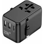 CROSSIO ChargeMe Adapter PLUS PD20W 2A+2C GaN III – Zboží Živě