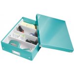 Leitz Click-N-Store Box archivační organizační M (A4), ledový modrý – Zbozi.Blesk.cz