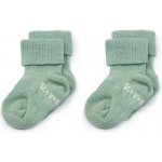 KipKep Dětské ponožky Stay-on-Socks 2 páry Pale Green měs. – Zboží Dáma
