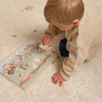 Little Dutch vkládací puzzle se zvukem Farma – Zboží Dáma