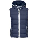 James & Nicholson dámská sportovní vesta tmavě modrá / bílá – Sleviste.cz