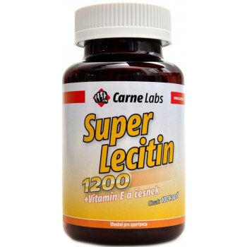 Carne Labs Super Lecitin 1200 + Vitamín E + česnek 100 kapslí