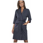 Italian Fashion dámský župan Montana r.3/4 Modrá tmavě – Zboží Dáma