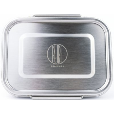 BrainMax Pure Nerezový svačinový box se sponou 1 l – Hledejceny.cz