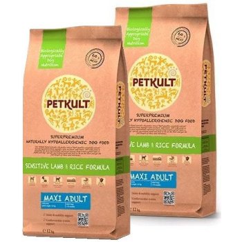 Petkult Maxi Adult Lamb & Rice 2 x 12 kg