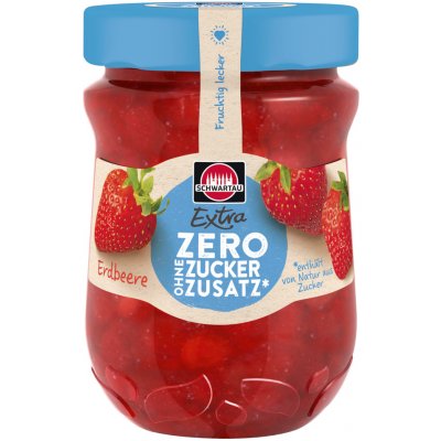 Schwartau Extra Konfitüre ZERO Zucker Erdbeere 280 g – Hledejceny.cz