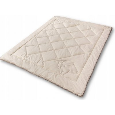 EUROWOLLE Vlněná Přikrývka Merino Line Celoroční Merino 135x200 – Sleviste.cz