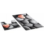 Bellatex 3D tisk sada tmavé kameny sada 60 x 100 , 60x50 cm WC – Hledejceny.cz