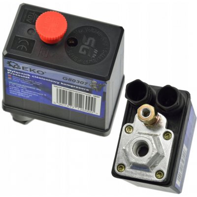 GEKO G80307 Tlakový spínač do kompresoru, 12 barů, 1x 1/4" – HobbyKompas.cz