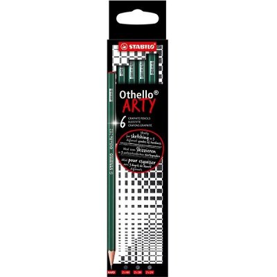 Stabilo tužka grafitová Othello ARTY - 6ks/ mix – Zbozi.Blesk.cz