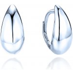 MINET Moderní stříbrné náušnice kapky JMAN0564SE01 – Zbozi.Blesk.cz