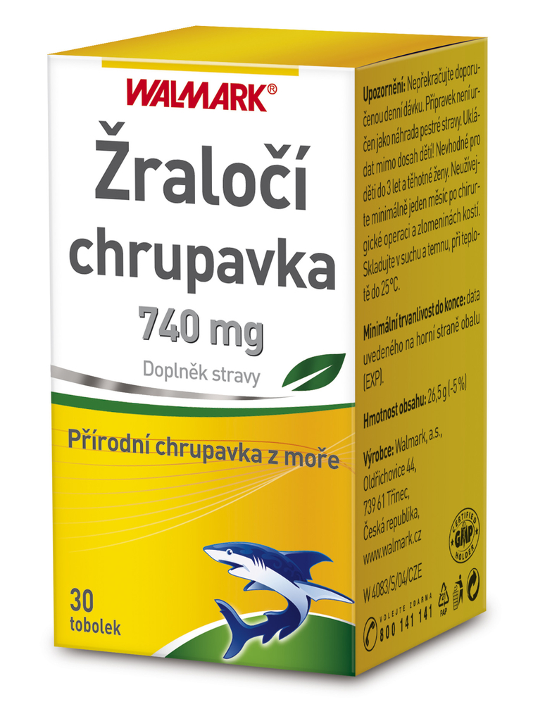 Walmark Žraločí chrupavka 740 mg 30 tobolek od 267 Kč - Heureka.cz