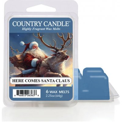 Kringle Candle Here Comes Santa Claus Vonný Vosk 64 g – Hledejceny.cz