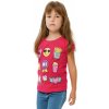 Dětské tričko Winkiki kids Wear dívčí tričko Symboly malinová