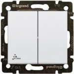 Legrand 770098 VALENA bílá 2x č.6+6 ip44 – Hledejceny.cz