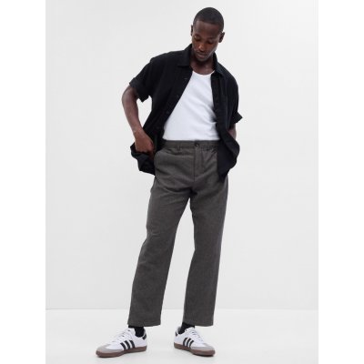 GAP Lněné kalhoty relaxed taper Černá – Hledejceny.cz